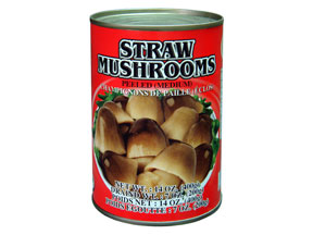 Canned Straw Mushrooms Peeled